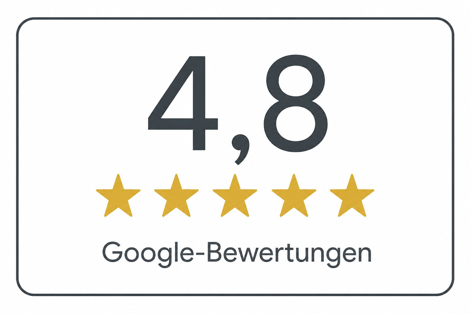4,8 Google-Bewertungen Stein Immobilien