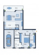 Grundriss - Stilvolle 3-Raum-Wohnung mit Balkon und hochwertiger Ausstattung!